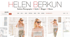 Desktop Screenshot of helenberkun.com
