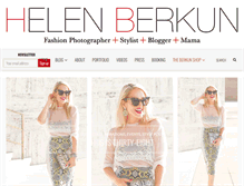 Tablet Screenshot of helenberkun.com